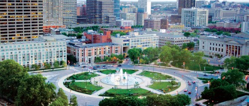 Moore College of Art & Design and the Benjamin Franklin Parkway.